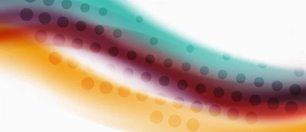 Trendy abstract Wave Blur patroon, veelkleurige lijnen op witte achtergrond voor behang design. Kleurrijke achtergrond vector. Creatief vector element. — Stockvector