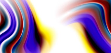 Beyaz, sıvı sıvı renk dalgalarında ipeksi çizgiler. Vector Illustrations for Duvar Kağıdı, Banner, Arkaplan, Kart, Kitap, İllüstrasyon, iniş sayfası, kapak, pankart, poster, afiş, el ilanı, tasarım