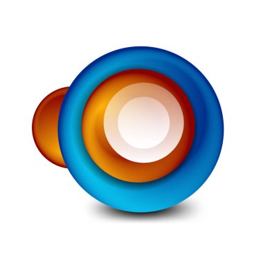 Vektör girdap dairesi pankartı, 3 boyutlu soyut küre veya yuvarlak şekil simgesi veya arkaplan şablonları. Duvar Kağıdı, Sancak, Arkaplan, Kart, Kitap İllüstrasyonu, İniş Sayfası