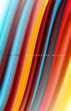 Soyut arkaplan - akışkan renk gradyan dalgaları, dinamik hareket çizgisi etkisi. Duvar Kağıdı, Sancak, Arkaplan, Kart, Kitap İllüstrasyonu, İniş Sayfası