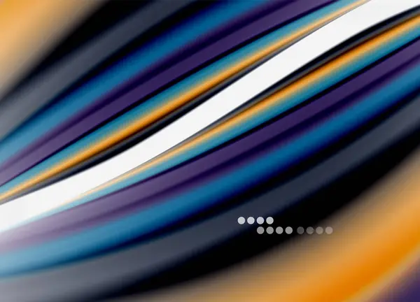 Líneas de onda fondo abstracto, diseño de seda suave con colores de estilo arco iris. Ondas líquidas de color fluido. Ilustración vectorial — Archivo Imágenes Vectoriales