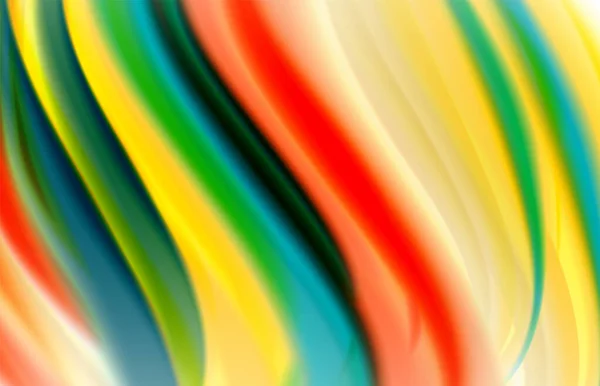 Abstracte achtergrond - vloeiende kleurverloop golven, met dynamische bewegingslijn effect. Vector Illustratie voor Behang, Banner, Achtergrond, Kaart, Boek Illustratie, Landingspagina — Stockvector