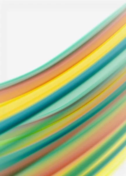 Linie fali abstrakcyjne tło, gładka jedwabna konstrukcja z tęczowymi kolorami. Płynne fale barwne. Ilustracja wektora — Wektor stockowy