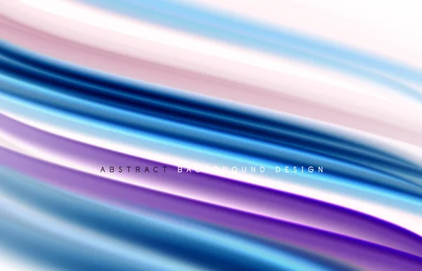 Abstract background - fluid color gradient waves, with dynamic motion line effect. Vector Illustration For Wallpaper, Banner, Background, Card, Book Illustration, landing page — 스톡 벡터