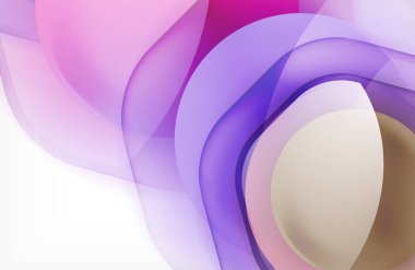 Abstract background - glass shiny transprent hexagon shapes overlapping eath other. Vector Illustration For Wallpaper, Banner, Background, Card, Book Illustration, landing page