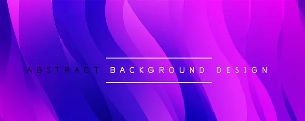 Dynamic trendy simple fluid color gradient abstract background with line effects. Vector Illustration For Wallpaper, Banner, Background, Card, Book Illustration, landing page — ストックベクタ