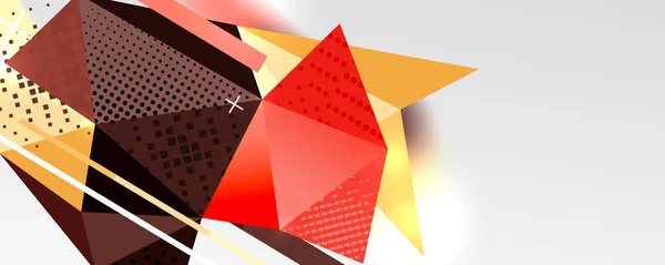 Sfondo astratto - trendy basso poli triangolo forme modello poligonale. Illustrazione vettoriale per carta da parati, banner, sfondo, carta, illustrazione del libro, pagina di destinazione — Vettoriale Stock