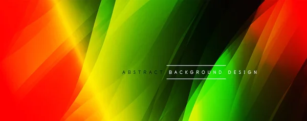 Dynamic trendy simple fluid color gradient abstract background with line effects. Vector Illustration For Wallpaper, Banner, Background, Card, Book Illustration, landing page — Stock Vector