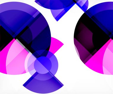 Soyut arkaplan, daire ve üçgen dizaynı üst üste binen şekiller. Geometrik modaya uygun şablon. Duvar Kağıdı, Sancak, Arkaplan, Kart, Kitap İllüstrasyonu, İniş Sayfası