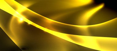 Abstract background. Shiny design neon waves with light effects, techno trendy design. Vector Illustration For Wallpaper, Banner, Background, Card, Book Illustration, landing page