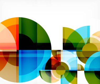 Soyut arkaplan, daire ve üçgen dizaynı üst üste binen şekiller. Geometrik modaya uygun şablon. Duvar Kağıdı, Sancak, Arkaplan, Kart, Kitap İllüstrasyonu, İniş Sayfası