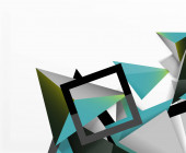 Abstraktní pozadí, mozaika 3D trojúhelníky složení, nízký polystylový design. Vektorové ilustrace pro tapetu, nápis, pozadí, karta, ilustrace knihy, úvodní strana