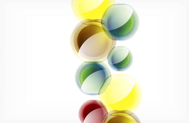 Abstract background - glass shiny transprent hexagon shapes overlapping eath other. Vector Illustration For Wallpaper, Banner, Background, Card, Book Illustration, landing page