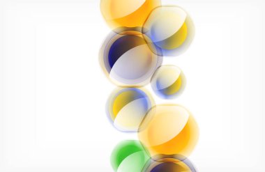 Abstract background - glass shiny transprent hexagon shapes overlapping eath other. Vector Illustration For Wallpaper, Banner, Background, Card, Book Illustration, landing page