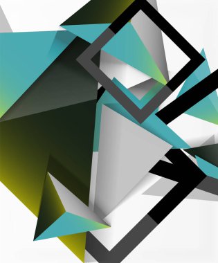 Soyut arkaplan, mozaik 3d üçgen bileşimi, düşük polimerli tasarım. Duvar Kağıdı, Sancak, Arkaplan, Kart, Kitap İllüstrasyonu, İniş Sayfası