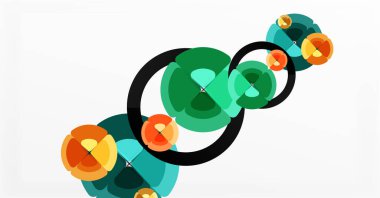 Soyut arkaplan, renkli daireler geometrik bileşim. Duvar Kağıdı, Sancak, Arkaplan, Kart, Kitap İllüstrasyonu, İniş Sayfası