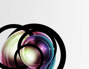 Soyut arkaplan - parlak cam kabarcıklar, soyut küre şekilleri. Duvar Kağıdı, Sancak, Arkaplan, Kart, Kitap İllüstrasyonu, İniş Sayfası