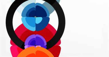 Soyut arkaplan, renkli daireler geometrik bileşim. Duvar Kağıdı, Sancak, Arkaplan, Kart, Kitap İllüstrasyonu, İniş Sayfası