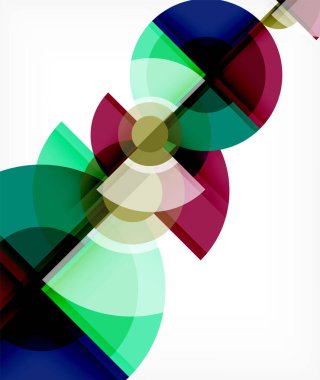 Soyut arkaplan, daire ve üçgen dizaynı üst üste binen şekiller. Geometrik modaya uygun şablon. Duvar Kağıdı, Sancak, Arkaplan, Kart, Kitap İllüstrasyonu, İniş Sayfası