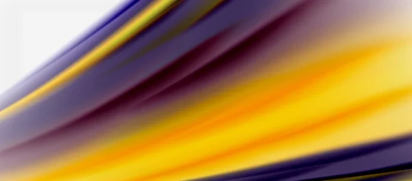 Хвильові лінії абстрактний фон, гладкий шовковий дизайн з кольорами веселкового стилю. Рідкі хвилі кольору рідини. Векторна ілюстрація — стоковий вектор