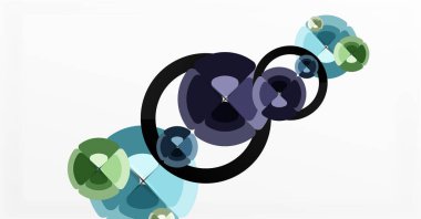 Soyut arkaplan, renkli daireler geometrik bileşim. Duvar Kağıdı, Sancak, Arkaplan, Kart, Kitap İllüstrasyonu, İniş Sayfası