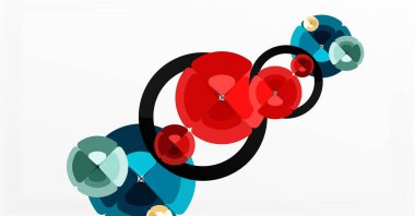 Soyut arkaplan, renkli daireler geometrik bileşim. Duvar Kağıdı, Sancak, Arkaplan, Kart, Kitap İllüstrasyonu, İniş Sayfası