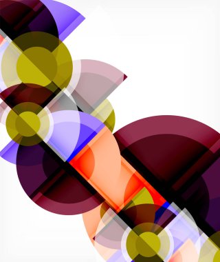 Soyut arkaplan, daire ve üçgen dizaynı üst üste binen şekiller. Geometrik modaya uygun şablon. Duvar Kağıdı, Sancak, Arkaplan, Kart, Kitap İllüstrasyonu, İniş Sayfası