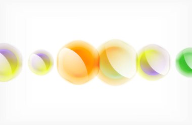 Abstract background - glass shiny transprent hexagon shapes overlapping eath other. Vector Illustration For Wallpaper, Banner, Background, Card, Book Illustration, landing page