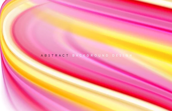 Abstract background - fluid color gradient waves, with dynamic motion line effect. Vector Illustration For Wallpaper, Banner, Background, Card, Book Illustration, landing page — 스톡 벡터