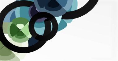 Soyut arkaplan, renkli daireler geometrik bileşim. Duvar Kağıdı, Sancak, Arkaplan, Kart, Kitap İllüstrasyonu, İniş Sayfası