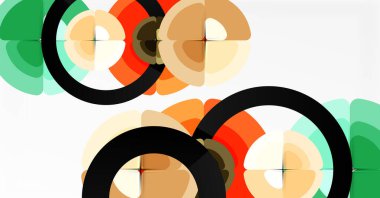 Soyut arkaplan, renkli daireler geometrik bileşim. Duvar Kağıdı, Sancak, Arkaplan, Kart, Kitap İllüstrasyonu, İniş Sayfası