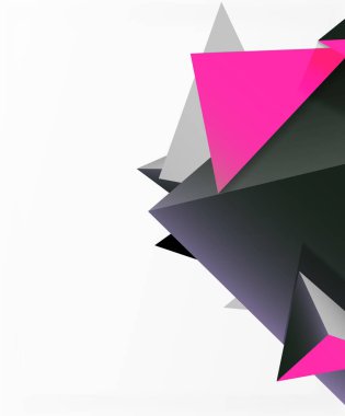 Soyut arkaplan, mozaik 3d üçgen bileşimi, düşük polimerli tasarım. Duvar Kağıdı, Sancak, Arkaplan, Kart, Kitap İllüstrasyonu, İniş Sayfası