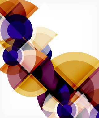 Soyut arkaplan, daire ve üçgen dizaynı üst üste binen şekiller. Geometrik modaya uygun şablon. Duvar Kağıdı, Sancak, Arkaplan, Kart, Kitap İllüstrasyonu, İniş Sayfası