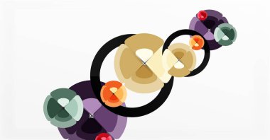 Soyut arkaplan, renkli daireler geometrik bileşim. Duvar Kağıdı, Sancak, Arkaplan, Kart, Kitap İllüstrasyonu, İniş Sayfası