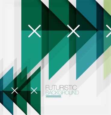 Soyut arkaplan, geometrik iş çok renkli kağıt bilgi birikimi - metin, simge veya grafik için üçgen çerçeveler ışık arkaplan üzerinde kopyalanmış. Duvar Kağıdı için Vektör İllüstrasyonu, Banner