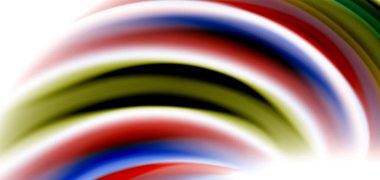 Beyaz, sıvı sıvı renk dalgalarında ipeksi çizgiler. Vector Illustrations for Duvar Kağıdı, Banner, Arkaplan, Kart, Kitap, İllüstrasyon, iniş sayfası, kapak, pankart, poster, afiş, el ilanı, tasarım