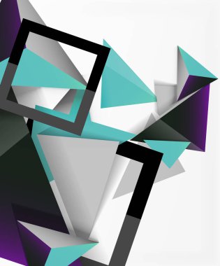 Soyut arkaplan, mozaik 3d üçgen bileşimi, düşük polimerli tasarım. Duvar Kağıdı, Sancak, Arkaplan, Kart, Kitap İllüstrasyonu, İniş Sayfası