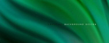 Gölgeli sıvı biçim çizgileri ve eğimli arkaplanda ışık salla