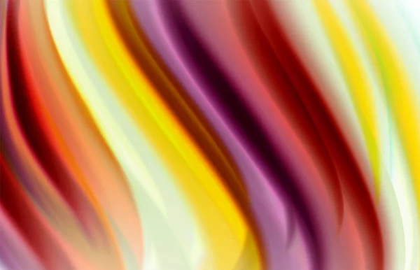 Fond abstrait - ondes de gradient de couleur fluide, avec effet de ligne de mouvement dynamique. Illustration vectorielle pour papier peint, bannière, fond, carte, illustration de livre, page de destination — Image vectorielle