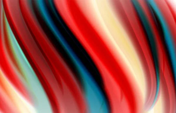 Abstract background - fluid color gradient waves, with dynamic motion line effect. Vector Illustration For Wallpaper, Banner, Background, Card, Book Illustration, landing page — 스톡 벡터