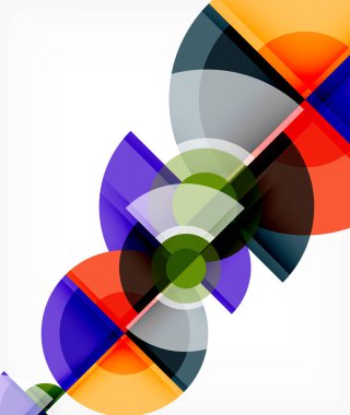 Soyut arkaplan, daire ve üçgen dizaynı üst üste binen şekiller. Geometrik modaya uygun şablon. Duvar Kağıdı, Sancak, Arkaplan, Kart, Kitap İllüstrasyonu, İniş Sayfası