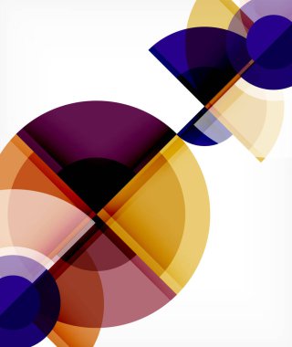 Soyut arkaplan, daire ve üçgen dizaynı üst üste binen şekiller. Geometrik modaya uygun şablon. Duvar Kağıdı, Sancak, Arkaplan, Kart, Kitap İllüstrasyonu, İniş Sayfası