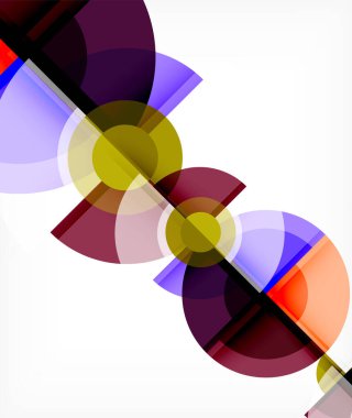 Soyut arkaplan, daire ve üçgen dizaynı üst üste binen şekiller. Geometrik modaya uygun şablon. Duvar Kağıdı, Sancak, Arkaplan, Kart, Kitap İllüstrasyonu, İniş Sayfası