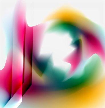 Sıvı sıvı renk soyut arkaplan, parlak renkli şekiller. Duvar kağıdı, bayrak, arkaplan, kart, kitap illüstrasyonu, iniş sayfası için tekno fütüristik vektör soyut arkaplan