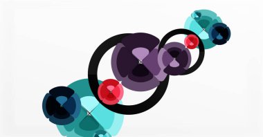 Soyut arkaplan, renkli daireler geometrik bileşim. Duvar Kağıdı, Sancak, Arkaplan, Kart, Kitap İllüstrasyonu, İniş Sayfası