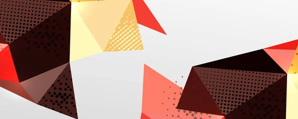 Fond abstrait - trendy low poly triangle formes motif polygonal. Illustration vectorielle pour papier peint, bannière, fond, carte, illustration de livre, page de destination — Image vectorielle