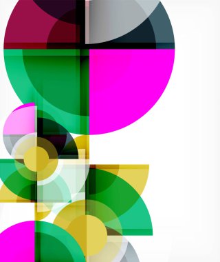 Soyut arkaplan, daire ve üçgen dizaynı üst üste binen şekiller. Geometrik modaya uygun şablon. Duvar Kağıdı, Sancak, Arkaplan, Kart, Kitap İllüstrasyonu, İniş Sayfası