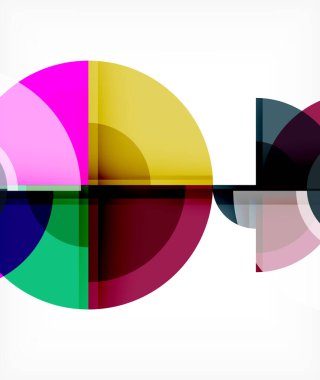 Soyut arkaplan, daire ve üçgen dizaynı üst üste binen şekiller. Geometrik modaya uygun şablon. Duvar Kağıdı, Sancak, Arkaplan, Kart, Kitap İllüstrasyonu, İniş Sayfası