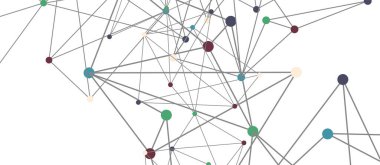 Hat noktaları bağlantıları, üçgen teknoloji tasarımı. Soyut geometrik arkaplan