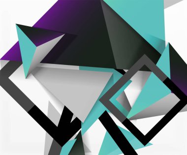 Soyut arkaplan, mozaik 3d üçgen bileşimi, düşük polimerli tasarım. Duvar Kağıdı, Sancak, Arkaplan, Kart, Kitap İllüstrasyonu, İniş Sayfası